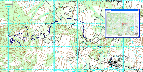 map of hike