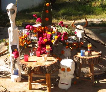 Ofrenda during the day